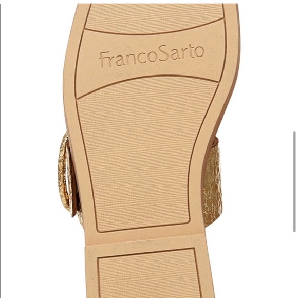 ISO: Gold Slide Sandals by Franco Sarto, “Merris” - Picture 4 of 6